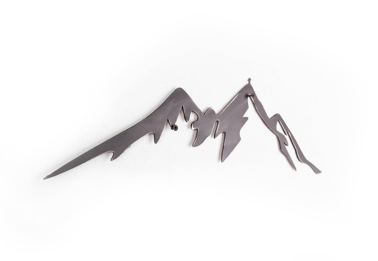 Metallberg, Bergpanorama aus Stahl