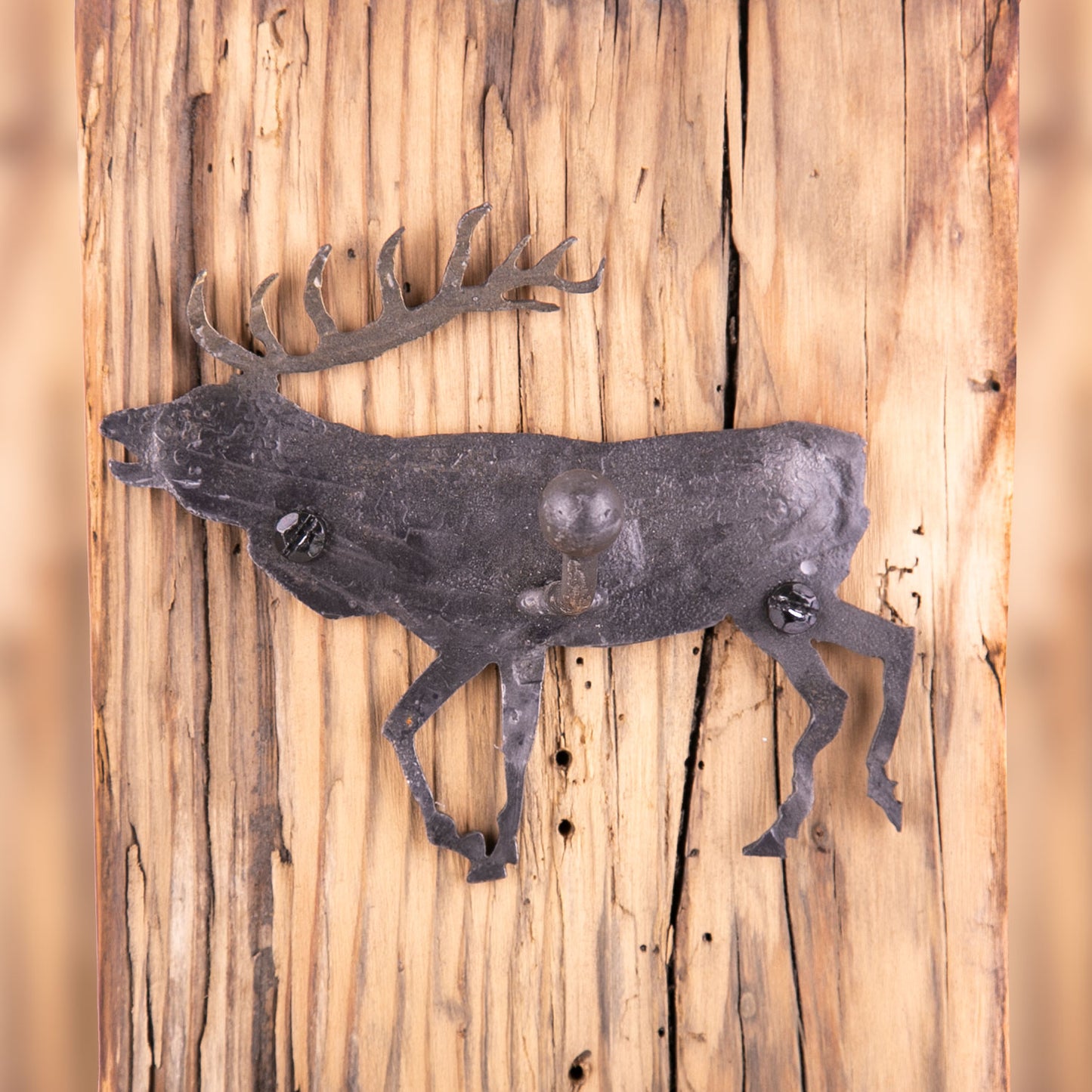 Hirsch brunft Garderobenhaken 15 cm